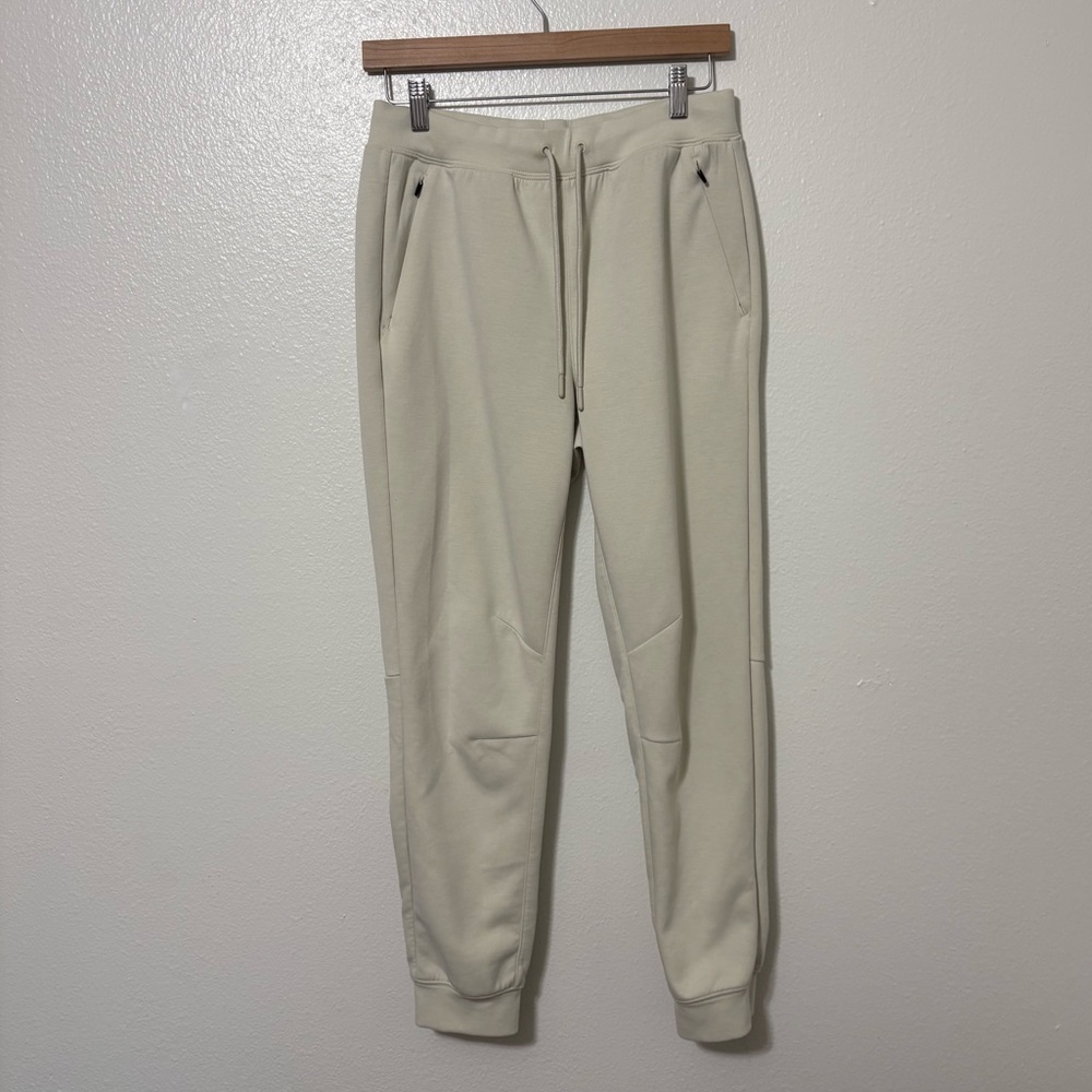 VRST Men’s Small Ivory Drawstring Jogger Sweatpants Active Running Gym Travel